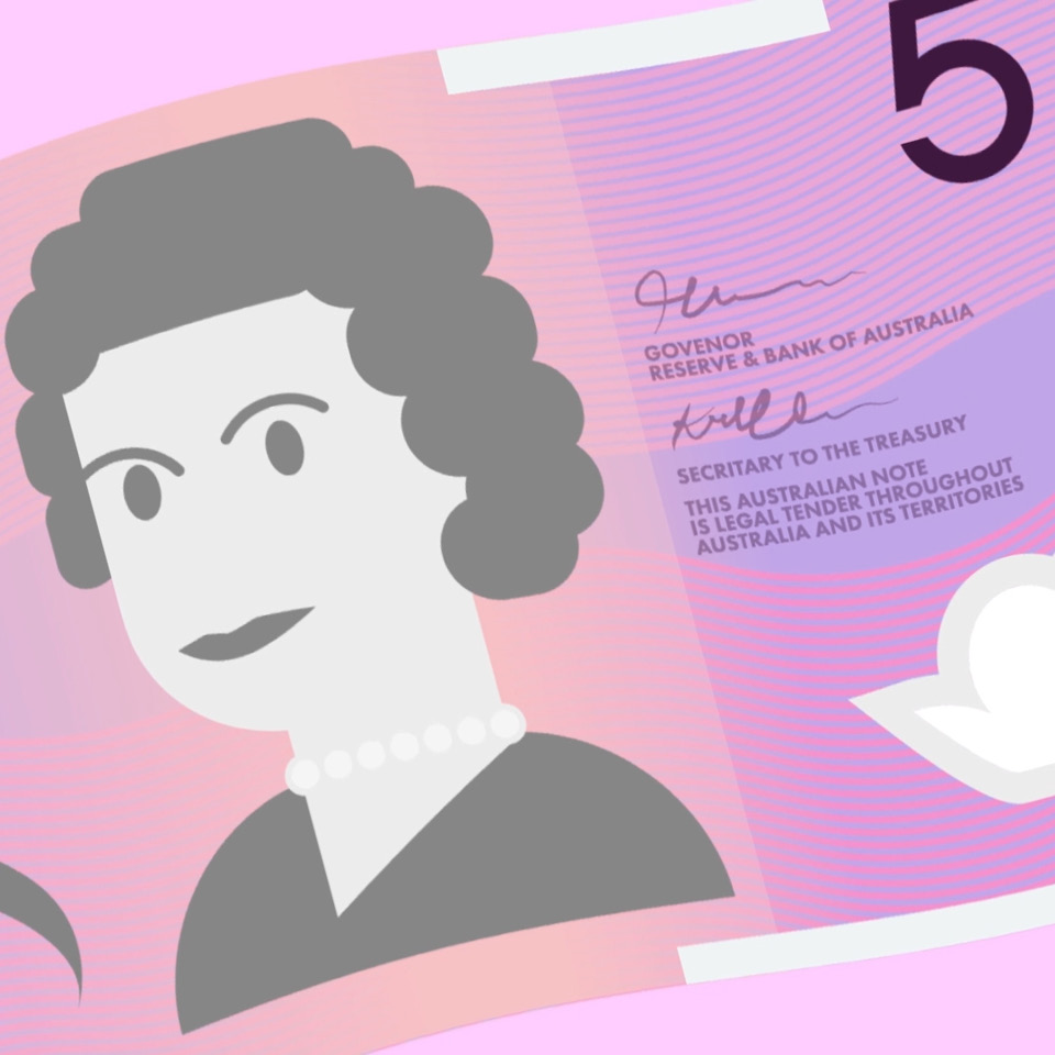 Fiver for a Future Five Dollars Illustration